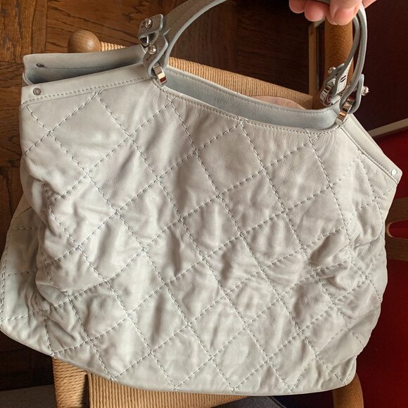 Chanel Shopping Tote — Ice Grey